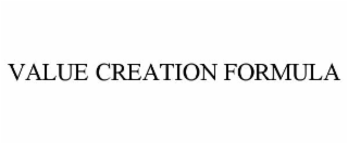 value creation formula