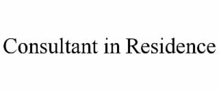 consultant in residence