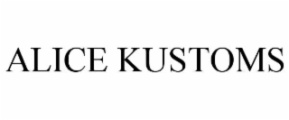 alice kustoms