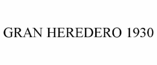 gran heredero 1930