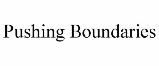 pushing boundaries