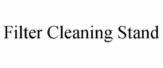 filter cleaning stand