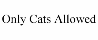 only cats allowed