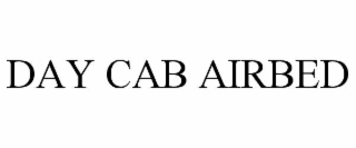 day cab airbed