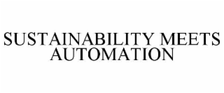 sustainability meets automation