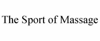 the sport of massage