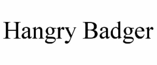 hangry badger