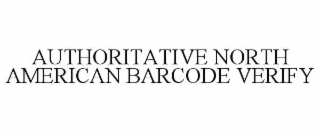 authoritative north american barcode verify