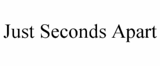 just seconds apart