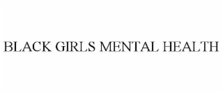 black girls mental health