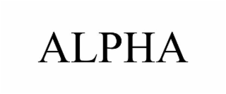alpha