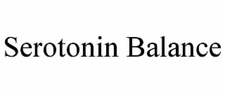 serotonin balance