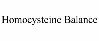 homocysteine balance