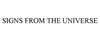 signs from the universe