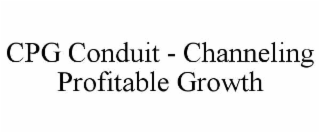 cpg conduit - channeling profitable growth