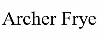 archer frye
