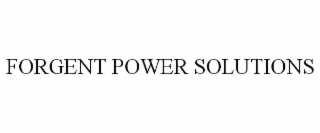 forgent power solutions