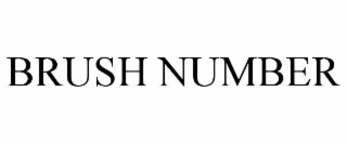 brush number