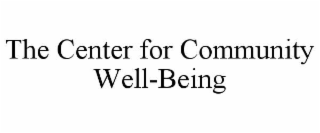 the center for community well-being