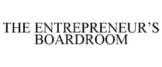 the entrepreneur’s boardroom