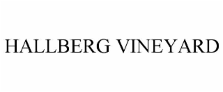 hallberg vineyard