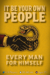 it be your own people every man for himself
