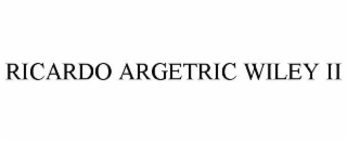 ricardo argetric wiley ii