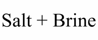 salt + brine