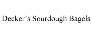 decker’s sourdough bagels