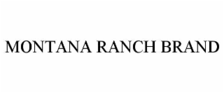 montana ranch brand