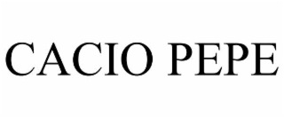 cacio pepe
