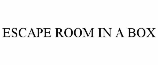 escape room in a box