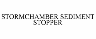 stormchamber sediment stopper