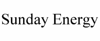 sunday energy