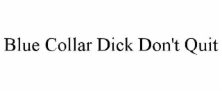 blue collar dick don't quit