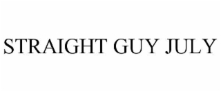 straight guy july