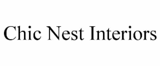 chic nest interiors