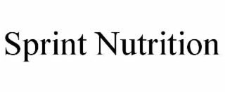 sprint nutrition