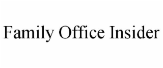 family office insider