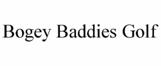 bogey baddies golf