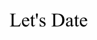 let's date