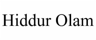 hiddur olam