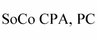 soco cpa, pc