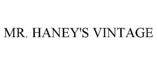 mr. haney's vintage