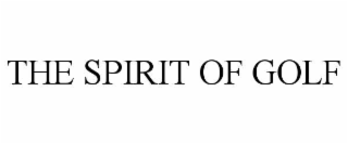 the spirit of golf