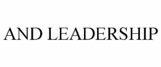 and leadership