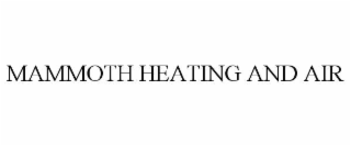 mammoth heating and air