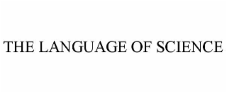 the language of science