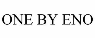 one by eno