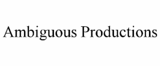 ambiguous productions